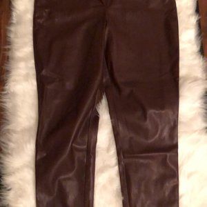 Ann Taylor Faux Leather Leggings